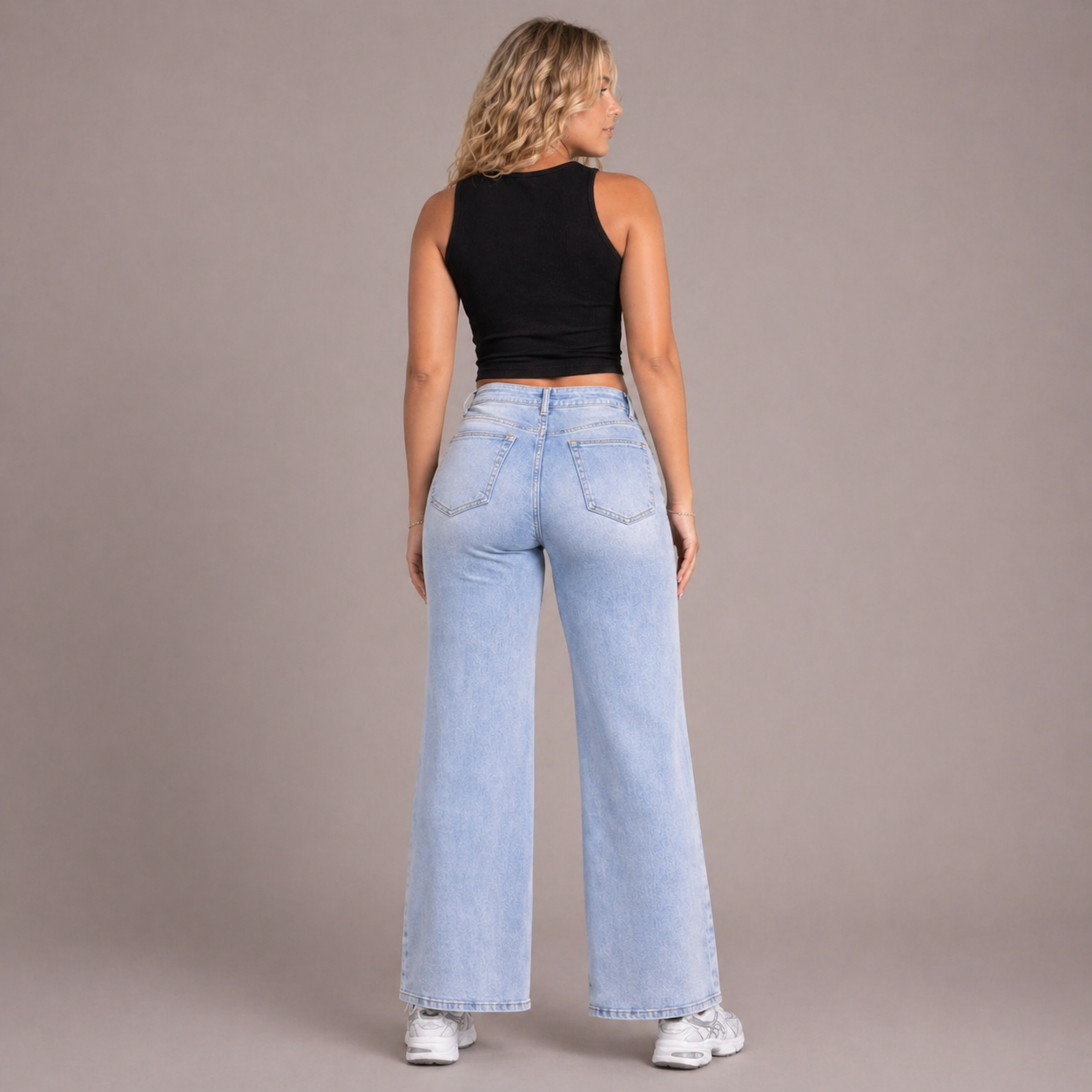 The Curve Lift™ Wide Leg Jeans Tummy Control Denim That Lifts Without Trying