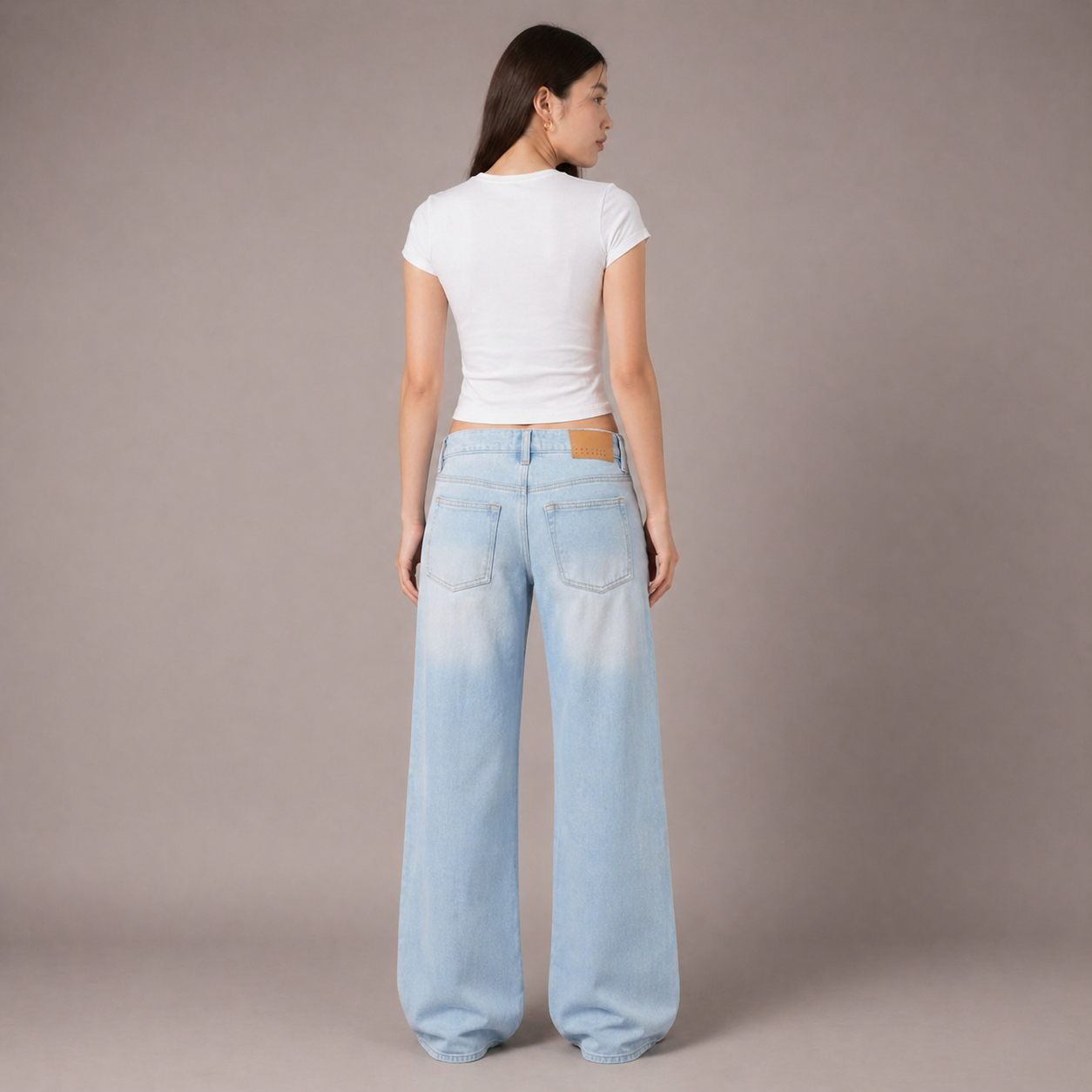 The Off-Duty™ Wide Leg Jeans Authentic Denim, Risk-Free