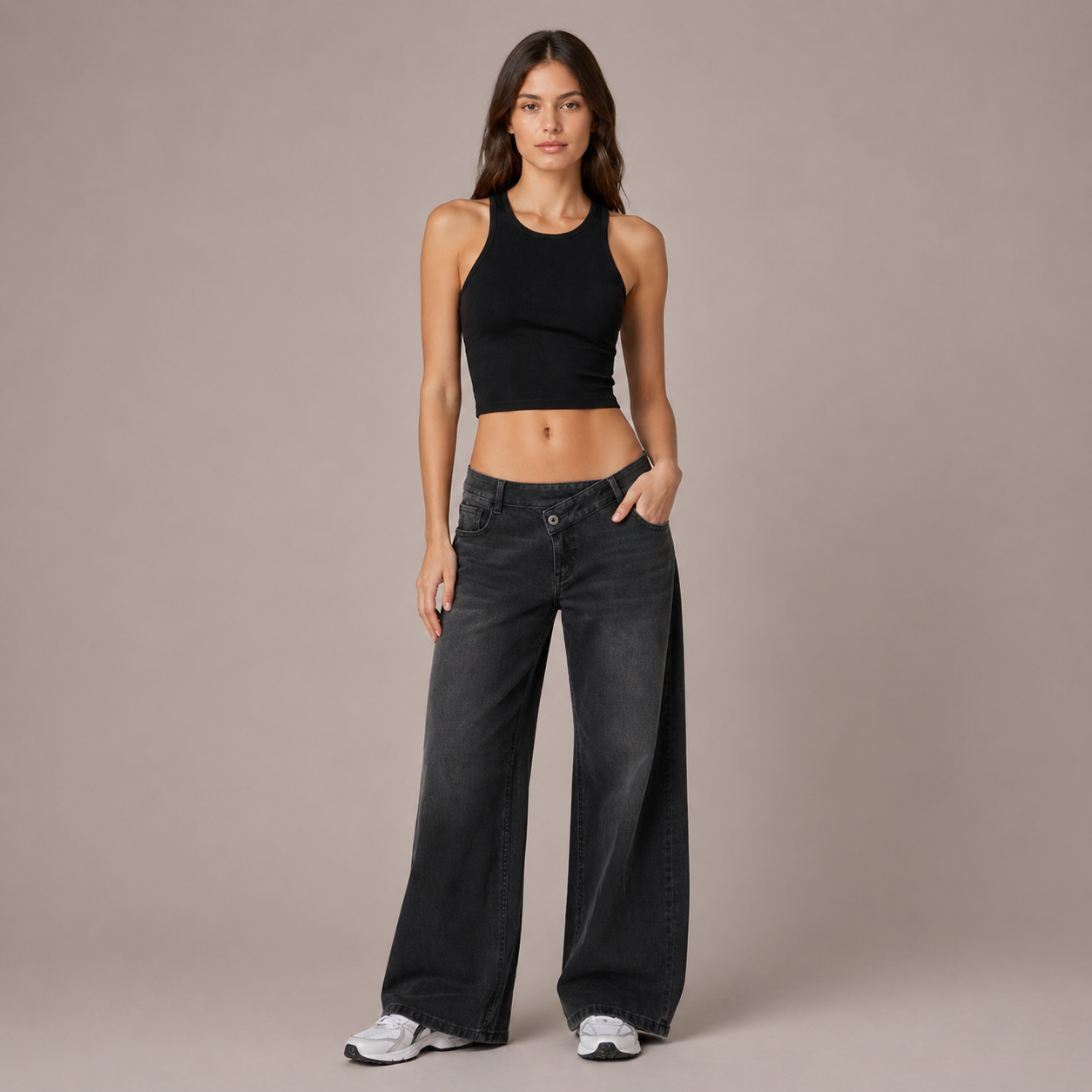 The Cloud Drift™ Low Rise Wide Leg Jeans Feels Like Leggings, Looks Like Denim