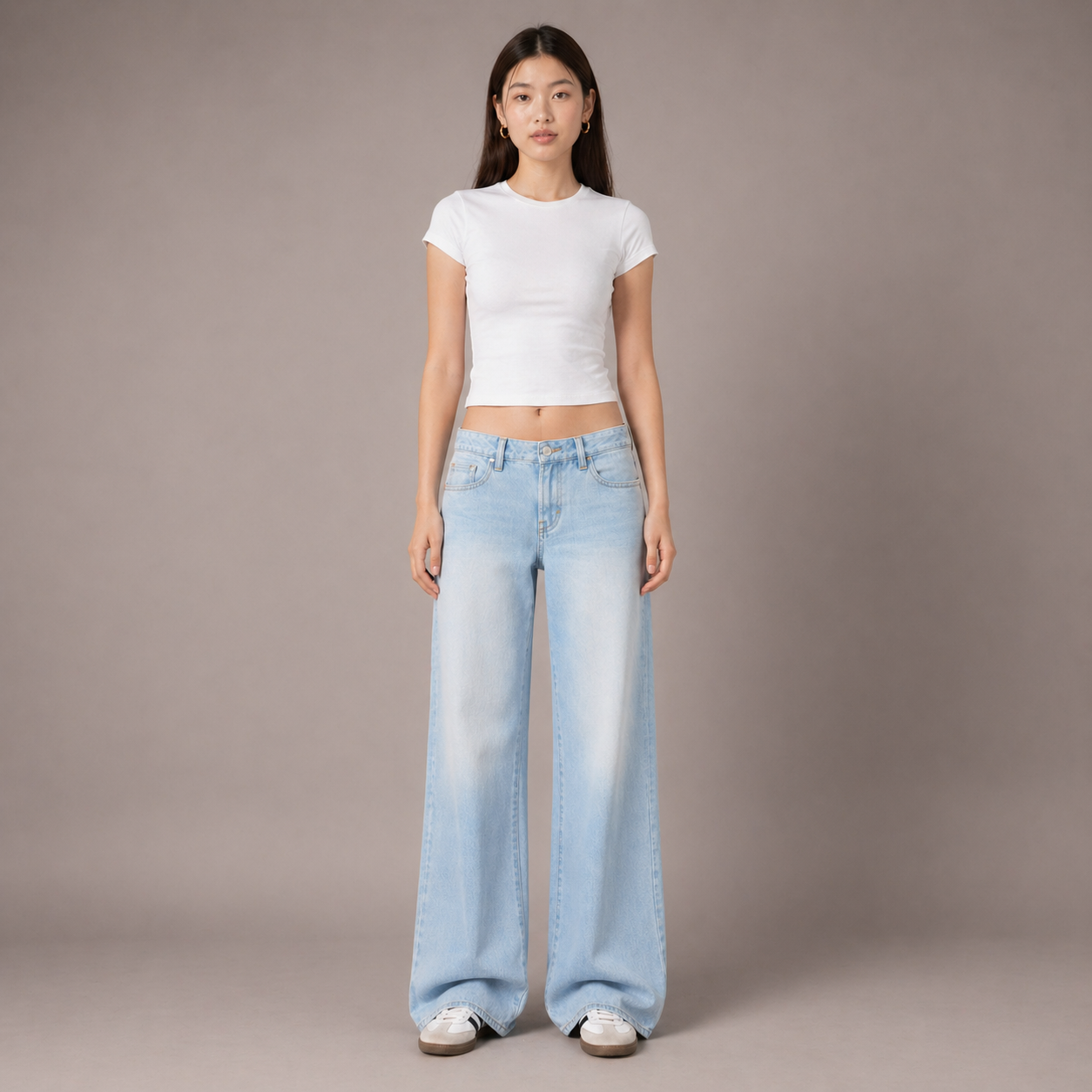 The Off-Duty™ Wide Leg Jeans Authentic Denim, Risk-Free