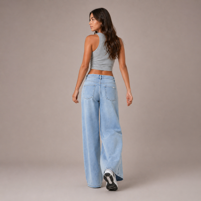 The Cloud Drift™ Low Rise Wide Leg Jeans Feels Like Leggings, Looks Like Denim